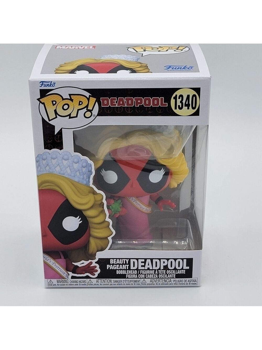 Funko Pop! Deadpool Beauty Pageant 1340 NEW #1844